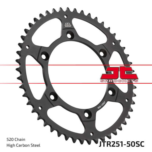 JT JT Rear Sprockets R/W 251-50SC